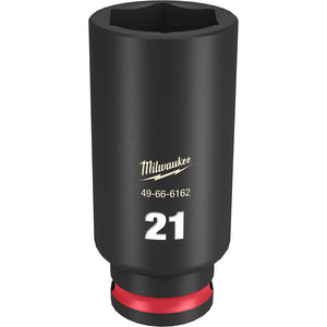 Milwaukee 49-66-6162 SHOCKWAVE Impact Duty™  3/8"Drive 21MM Deep 6 Point Socket
