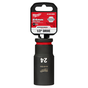 Milwaukee 49-66-6285 SHOCKWAVE Impact Duty™  1/2"Drive 24MM Deep 6 Point Socket