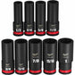 Milwaukee 49-66-7022 9PC SHOCKWAVE Impact Duty™  1/2" Drive SAE Deep 6 Point Socket Set