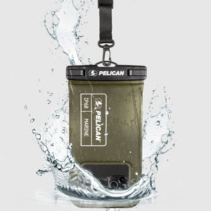 Pelican Marine Waterproof Floating Pouch (Olive Green) - Phone Pouch
