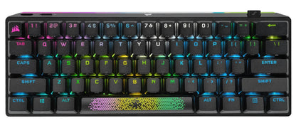 Corsair K70 Pro Mini Wireless (CHERRY MX Red, RGB) / Compact 60% Gaming Keyboard