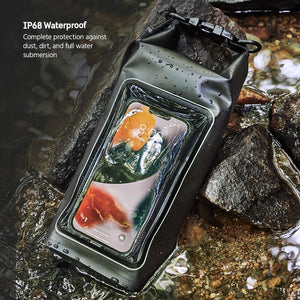 Pelican Marine Waterproof 2L Dry Bag (Stealth Black) - Phone Pouch