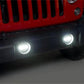 Pair 2400LM Luminix High Power LED Fog Lamps 10-18 Jeep Wrangler