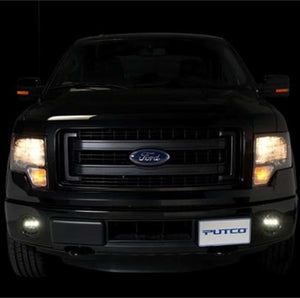 Pair 2400LM Luminix High Power LED Fog Lamps 04-14 Ford F-150