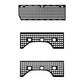 5.8ft. Short Box Molle Driver Side Panel 19-25 Chevy Silverado, GMC Sierra 1500
