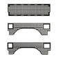 6.4ft. Standard Box Molle Passenger Side Panel 19-24 Dodge Ram 1500 2500 3500