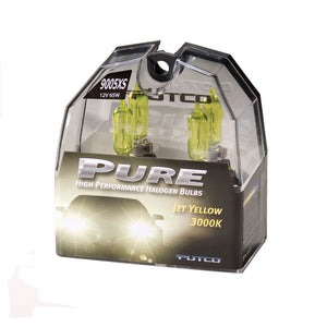 Jet Yellow 9005XS Pure Halogen HeadLight Bulbs Universal