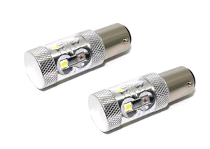 1157 - Plasma SwitchBack LED Bulbs - White/Amber Universal