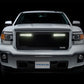 Lighted Boss Grille w/Qty 2 - 10in Luminix Light Bars 15-19 GMC Sierra 2500 3500 HD