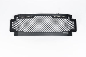 Lighted Boss Grille w/ Two 10in Luminix Light Bars 17-20 Ford F-250 F-350