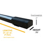 15in Virtual Blade LED Grille Light Bar 10-25 Dodge Ram 1500 2500 3500