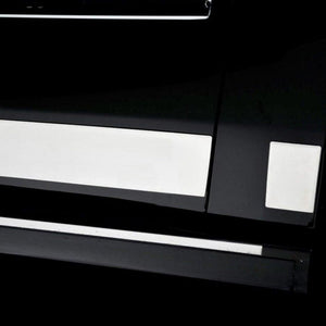 6in Wide 12pcs Pro Stainless Steel Rocker Panels 07-13 Chevy Silverado 1500