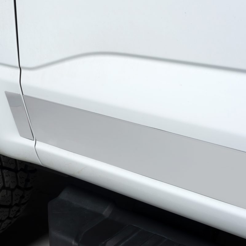 12pcs (w/o Factory Flares) Pro SS Rocker Panels 09-24 Dodge Ram 1500