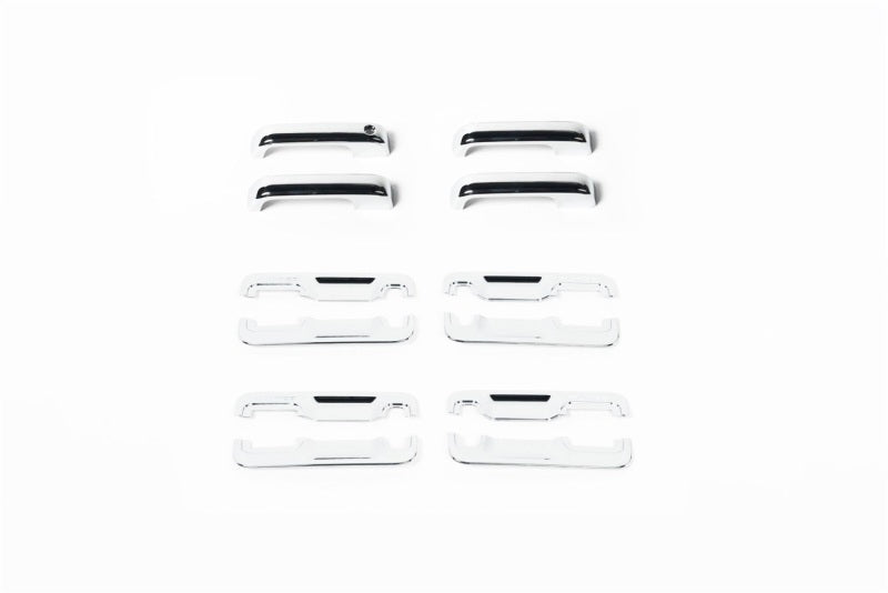 Door Handle Covers (4DR) w/ Driver Keyhole 17-22 Ford F-250 F-350