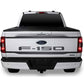 2pcs Black Platinum Upper/Lower Tailgate Accent 21-24 Ford F-150