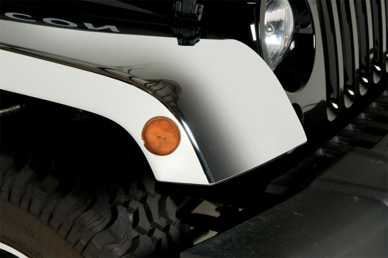 Chrome ABS Fender Flares 07-18 Jeep Wrangler Upgrade