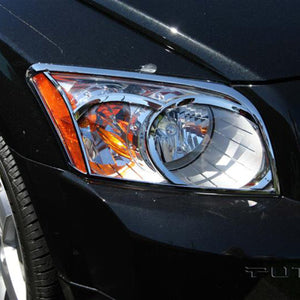 Head Lamp Overlays & Rings 07-10 Dodge Caliber