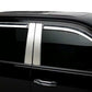 Set of 4 Element Chrome Window Visors 23-24 Ford F-250 F-350 F-450 F-550 Super Duty