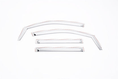 Set of 4 Element Chrome Window Visors 15-20 Chevy Tahoe GMC Yukon Cadillac Escalade