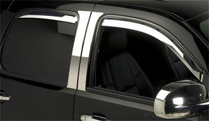 Element Chrome Window Visors 07-14 Chevy Silverado GMC Sierra 1500 2500 3500 HD