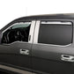 Set of 4 Element Chrome Window Visors 17-22 Ford F-250 F-350 F-450 F-550 Super Duty