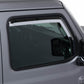 Set of 4 Element Chrome Window Visors 19-25 Chevy Silverado GMC Sierra 1500 2500 3500 HD