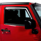 Set of 4 Element Chrome Window Visors 19-25 Chevy Silverado GMC Sierra 1500 2500 3500 HD