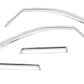 Set of 4 Element Chrome Window Visors 19-25 Chevy Silverado GMC Sierra 1500 2500 3500 HD