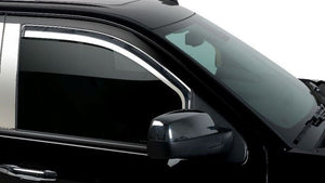 Set of 4 Element Chrome Window Visors 19-25 Chevy Silverado GMC Sierra 1500 2500 3500 HD
