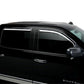 Set of 4 Element Chrome Window Visors 19-25 Chevy Silverado GMC Sierra 1500 2500 3500 HD