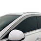 Set of 4 Element Chrome Window Visors 19-25 Chevy Silverado GMC Sierra 1500 2500 3500 HD