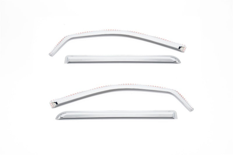 Element Chrome Window Visors 14-19 Chevy Silverado GMC Sierra 1500 2500 3500 HD
