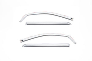 Element Chrome Window Visors 14-19 Chevy Silverado GMC Sierra 1500 2500 3500 HD