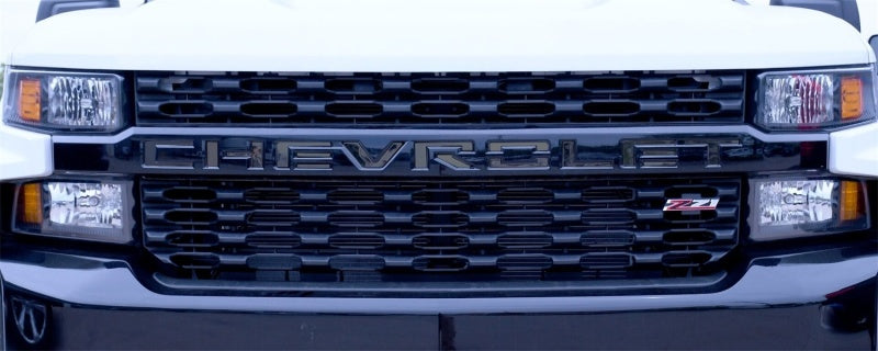 Black Platinum Chevrolet Letters 19-21 Chevy Silverado 1500