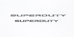 Letters Stamped Black Platinum Hood Front 17-22 Ford F-250 Super Duty