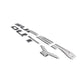 Letters Stamped/Stainless Steel Hood/Front 17-22 ord F-250 F-350