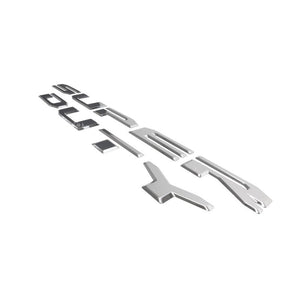 Letters Stamped/Stainless Steel Hood/Front 17-22 ord F-250 F-350