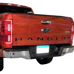 Black Platinum Tailgate Letters RANGER 19-23 Ford Ranger