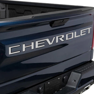 Stainless Steel Chevrolet Letters 23-25 Chevy Colorado