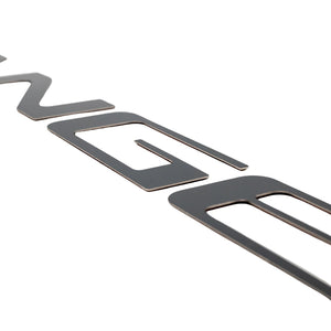 Black Platinum Stainless Tailgate 24-25 Ford Ranger