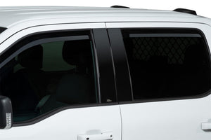 Set of 4 Element Tinted Window Visors 23-24 Ford F-250 F-350 F-450 F-550 Super Duty