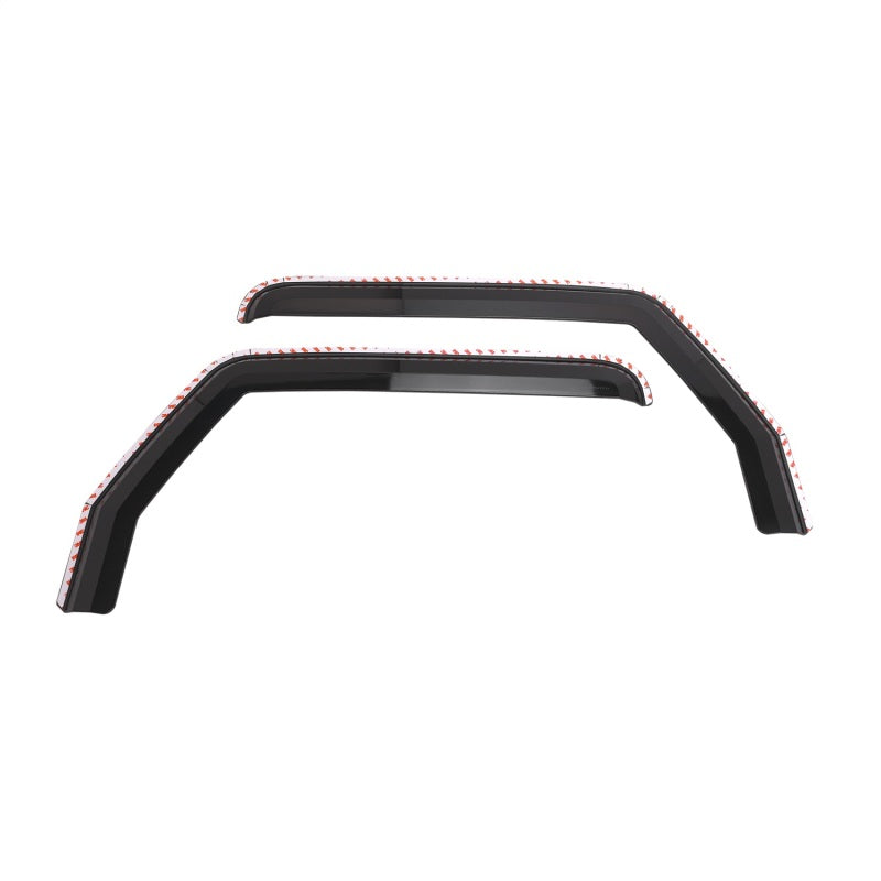 Front Element Chrome Window Visors 18-24 Jeep Gladiator Wrangler JK
