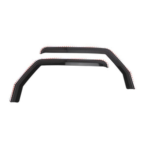 Front Element Chrome Window Visors 18-24 Jeep Gladiator Wrangler JK