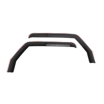 Front Element Chrome Window Visors 18-24 Jeep Gladiator Wrangler JK