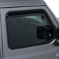 Front Element Chrome Window Visors 18-24 Jeep Gladiator Wrangler JK