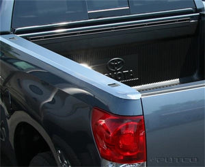 6.5ft. Bed Stainless Steel Bed Rail Caps (Holes) 07-13 Toyota Tundra