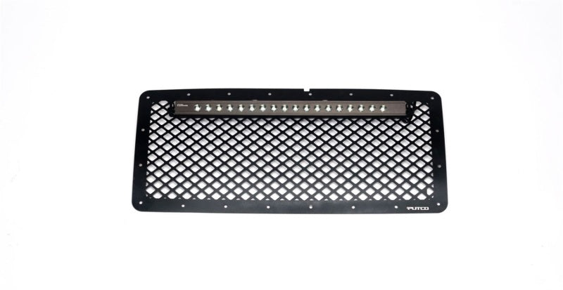 SS Black Grille w/ 20in Luminix Light Bar 07-18 Jeep Wrangler (JK)
