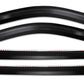Set of 4 Element Matte Black Window Visors 18-24 Jeep Gladiator, Wrangler JK