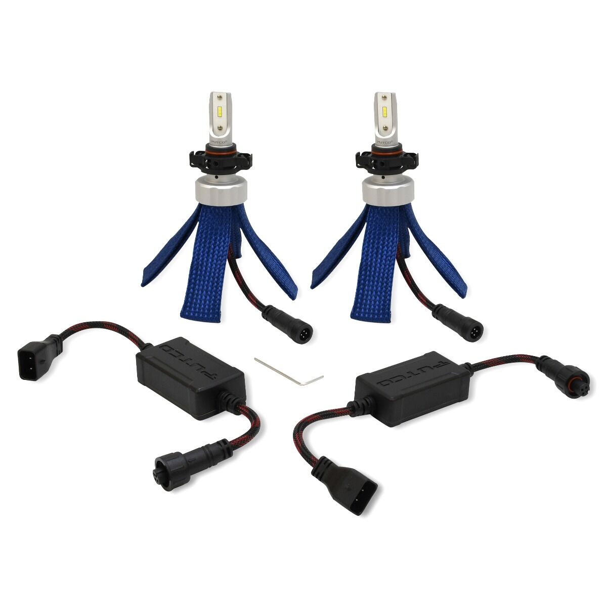 Pair H9 / H8 Nitro Lux Universal LED Light Replacement Kit