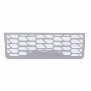 Hex Shield Polished SS Bumper Grille Inserts 17-19 Ford F-250 F-350